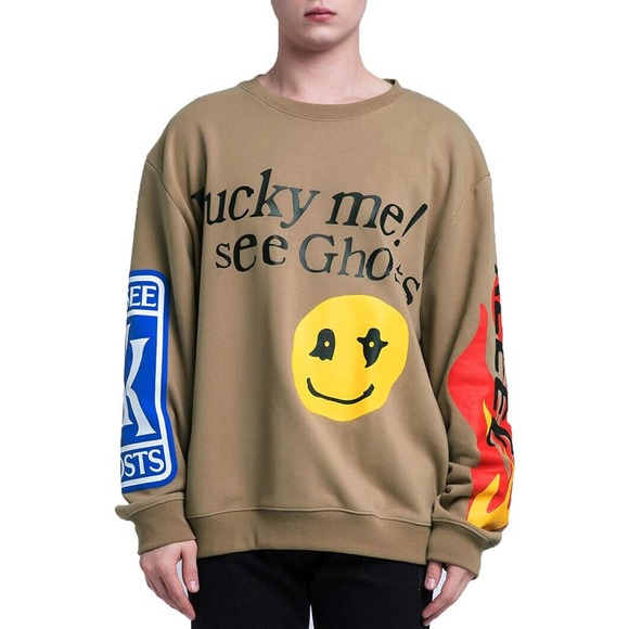 Unbranded Other - Lucky Me I See Ghosts Crewneck Sweater Sweatshirt Unisex No Size See Measurement